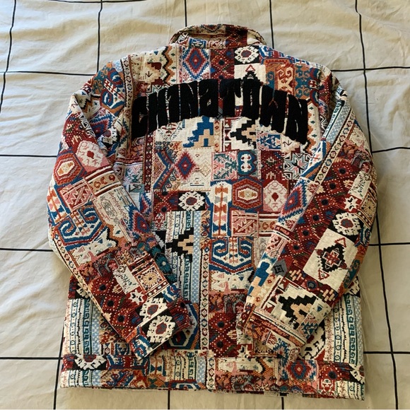 CHINATOWN MARKET MENS PATCHWORK JACKET LARGE - Picture 4 of 8
